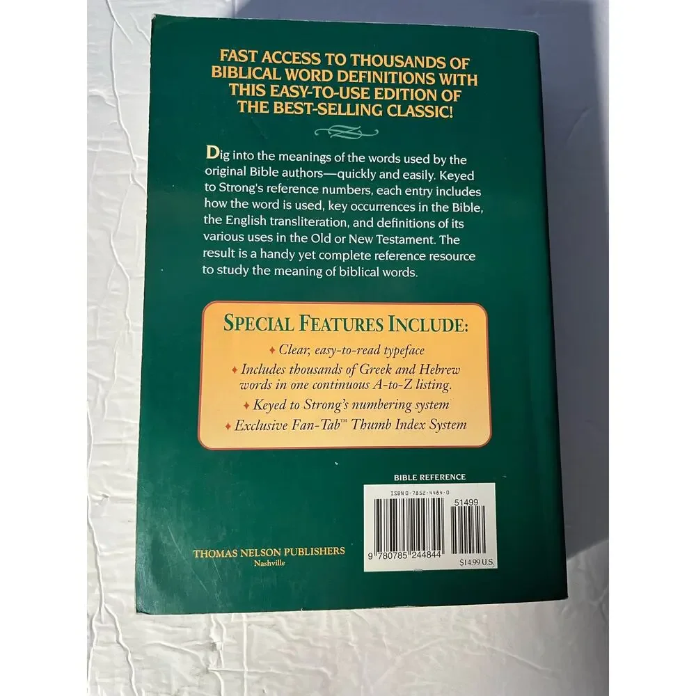 Vine's Concise Dictionary Of Bible Words Book - Nelson's Concise‎ Series